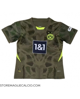 Borussia Dortmund Portiere Maglia Gara Trasferta Repliche 2024-25 Maniche Corte Borussia Dortmund Portiere Maglia Gara Trasferta Repliche 2024-25 Maniche Corte